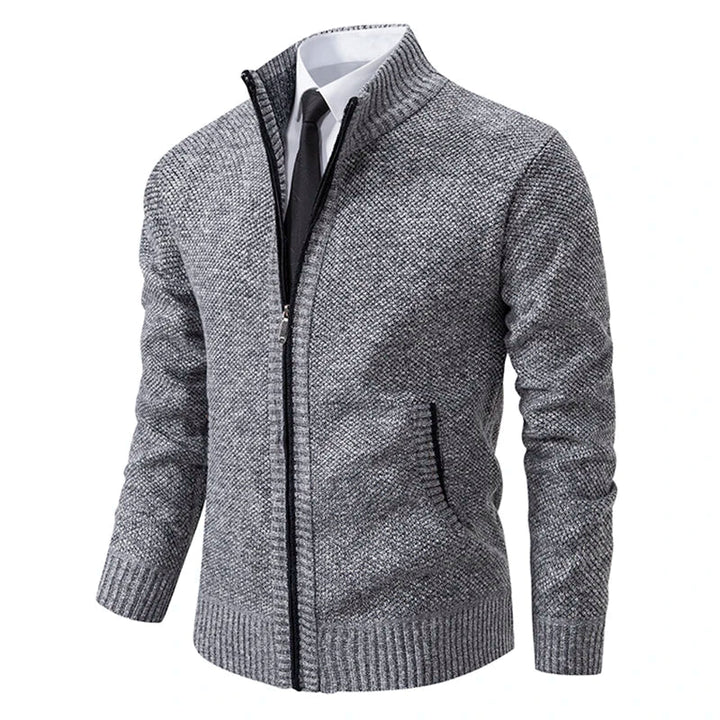 Echoarchiv - Stilvolle und Bequeme Winter Fleece Jacke mit Reißverschluss für Männer