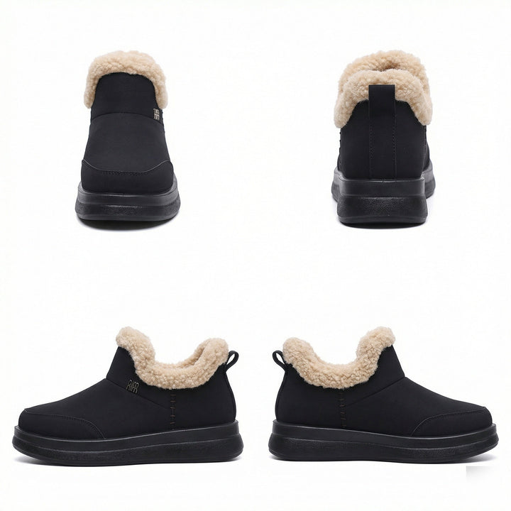 Damen Lammfell gefütterte Winterstiefel Echoarchiv