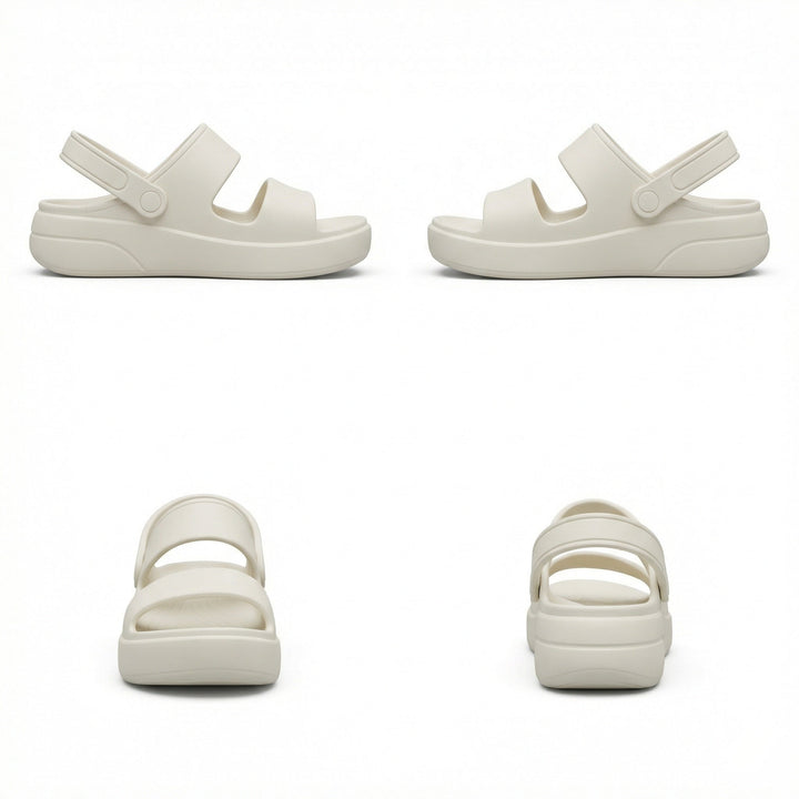 Echoarchiv | Orthopädische Sandalen Comfort Plus Pantoletten mit Doppelriemen Gepolsterte, Lässige Slip-On-Sandalen
