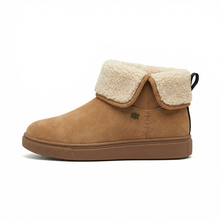 Damen Lammfell gefütterte Winterstiefel Echoarchiv