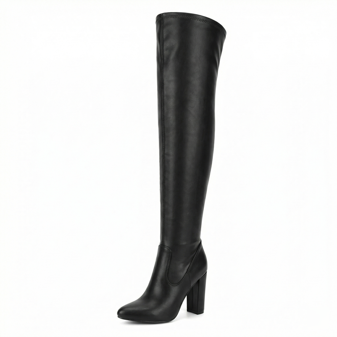 Flache Overknee-Stiefel aus für den Winter – Lioré