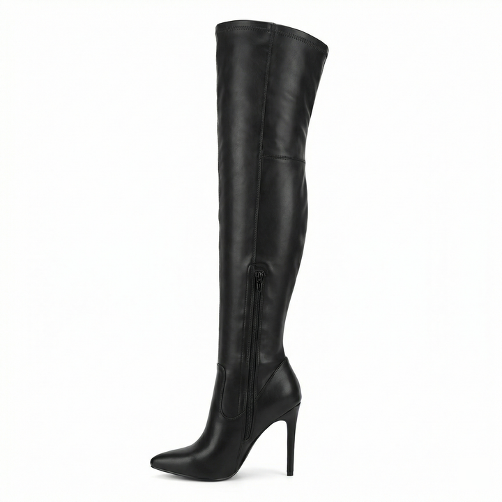 Echoarchiv | Flache Overknee-Stiefel aus für den Winter
