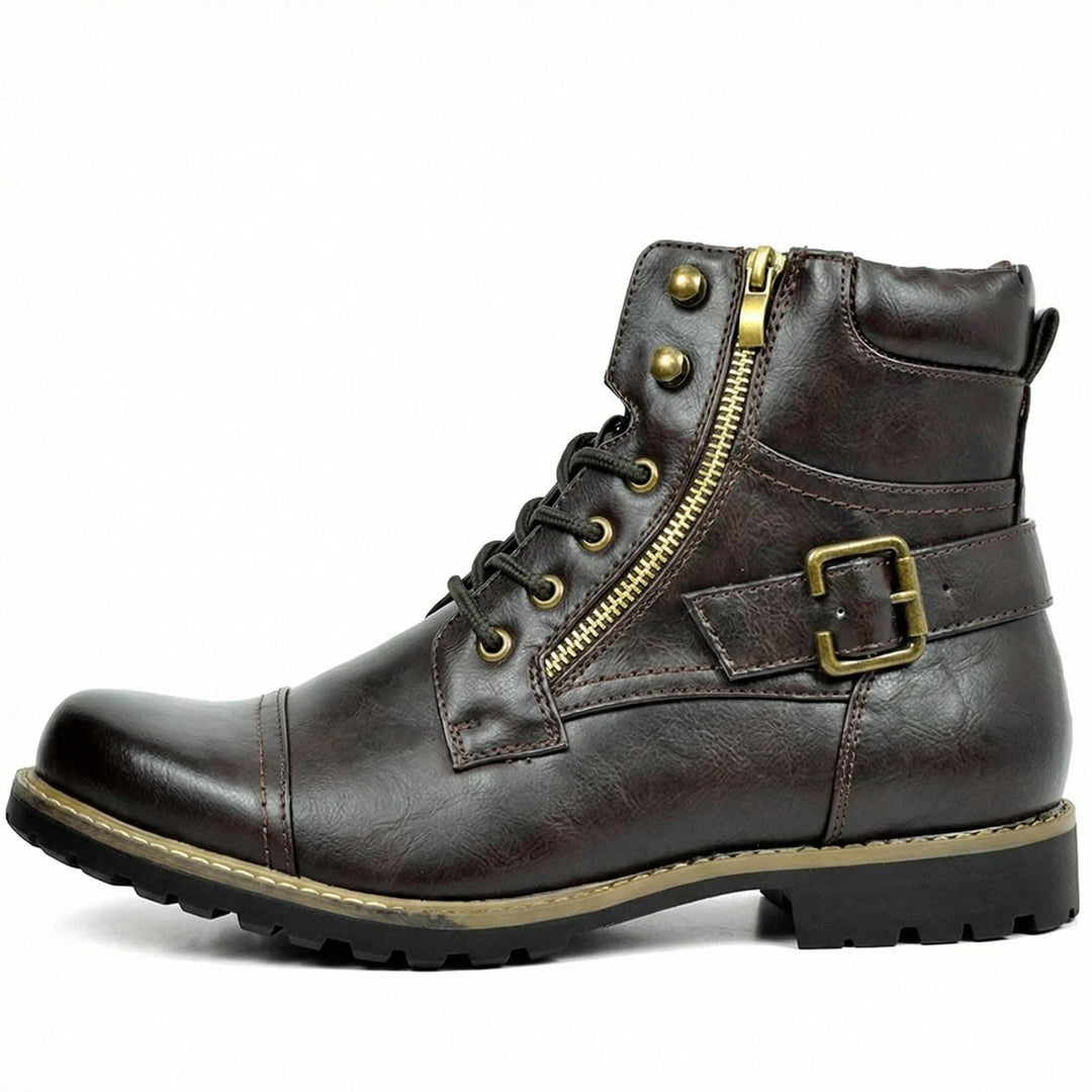Motorradstiefel aus echtem Leder Echoarchiv