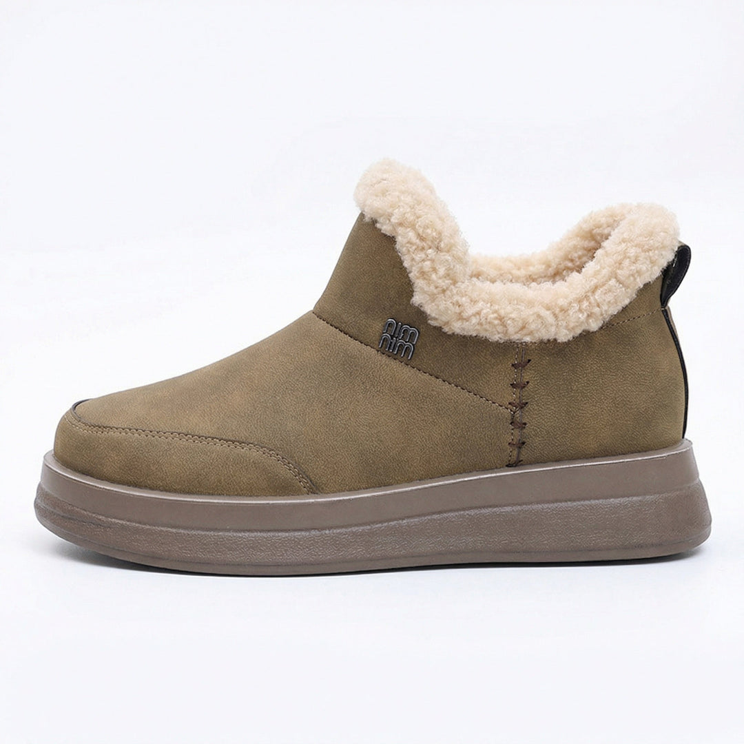 Damen Lammfell gefütterte Winterstiefel Echoarchiv