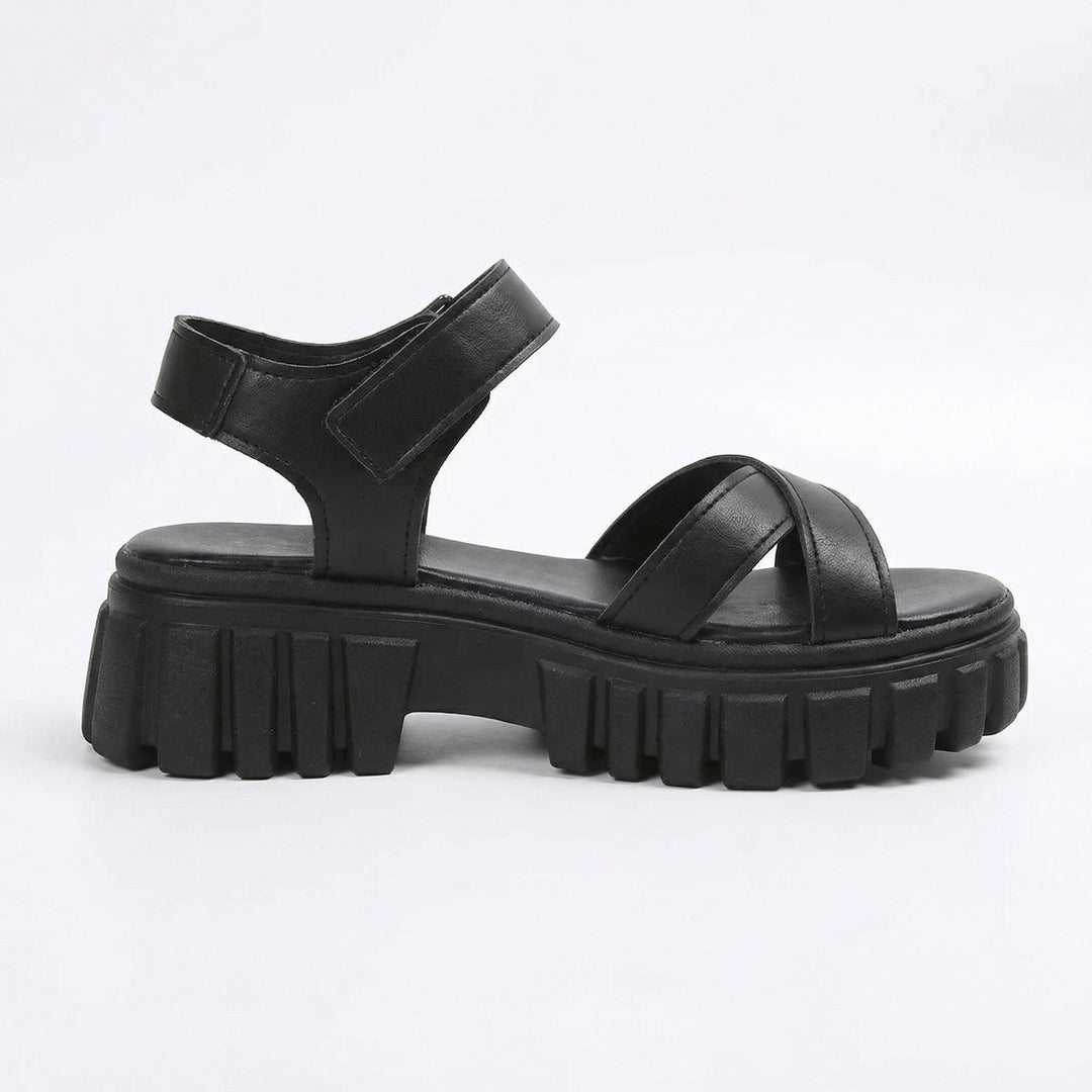 Echoarchiv | Einfarbige Freizeitsandalen