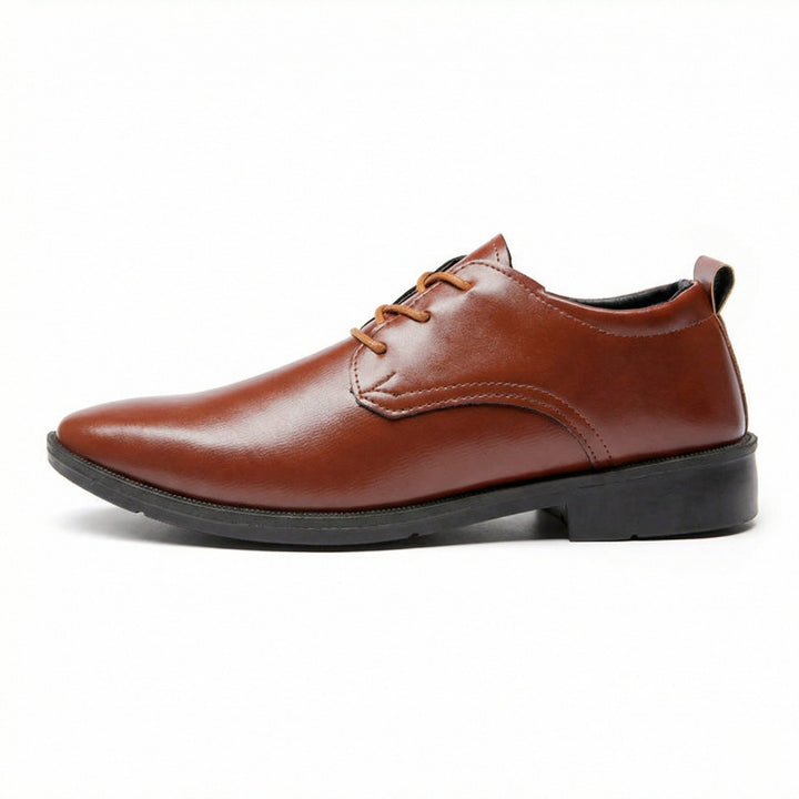 Herren Elegante Leder Schnürschuhe mit rutschfester Sohle Echoarchiv