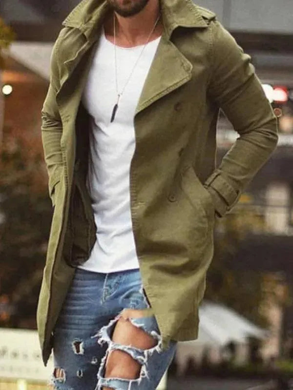 Echoarchiv | Länge Slim Fit Herren Wintermantel