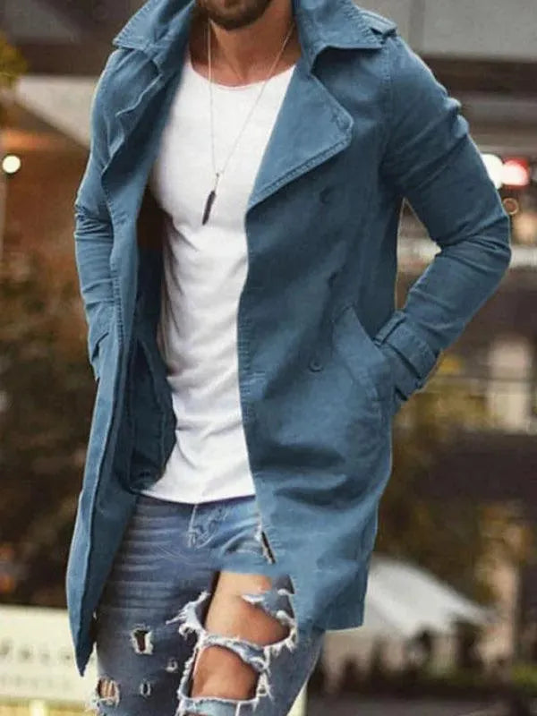 Echoarchiv | Länge Slim Fit Herren Wintermantel
