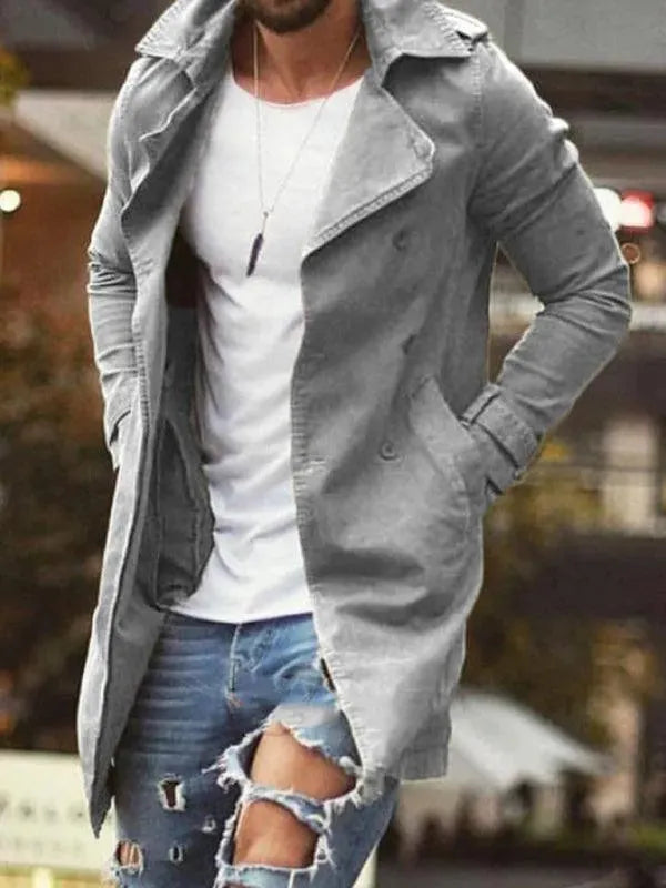 Echoarchiv | Länge Slim Fit Herren Wintermantel