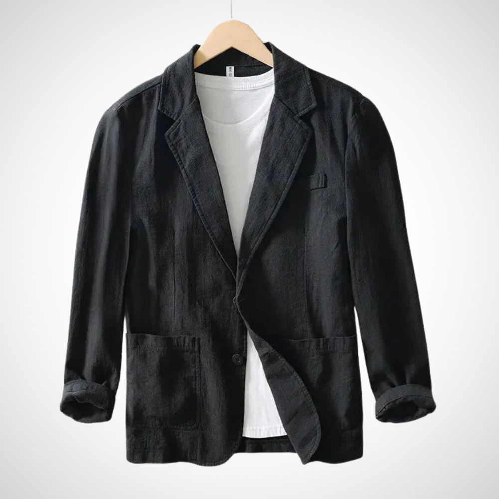 Echoarchiv | Leichter Herren-Leinen-Blazer aus einer Baumwollmischung