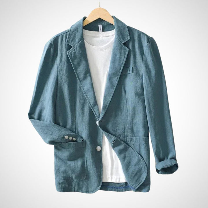 Echoarchiv | Leichter Herren-Leinen-Blazer aus einer Baumwollmischung
