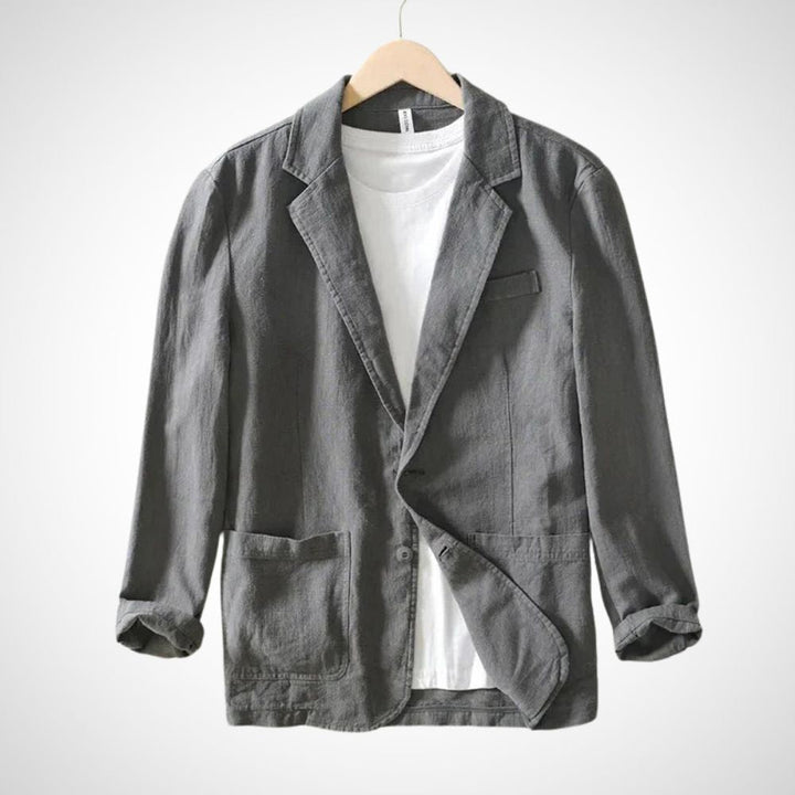 Echoarchiv | Leichter Herren-Leinen-Blazer aus einer Baumwollmischung