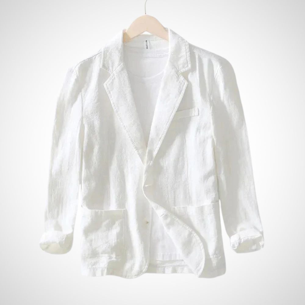 Echoarchiv | Leichter Herren-Leinen-Blazer aus einer Baumwollmischung