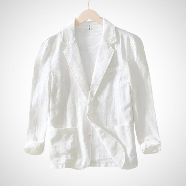 Echoarchiv | Leichter Herren-Leinen-Blazer aus einer Baumwollmischung