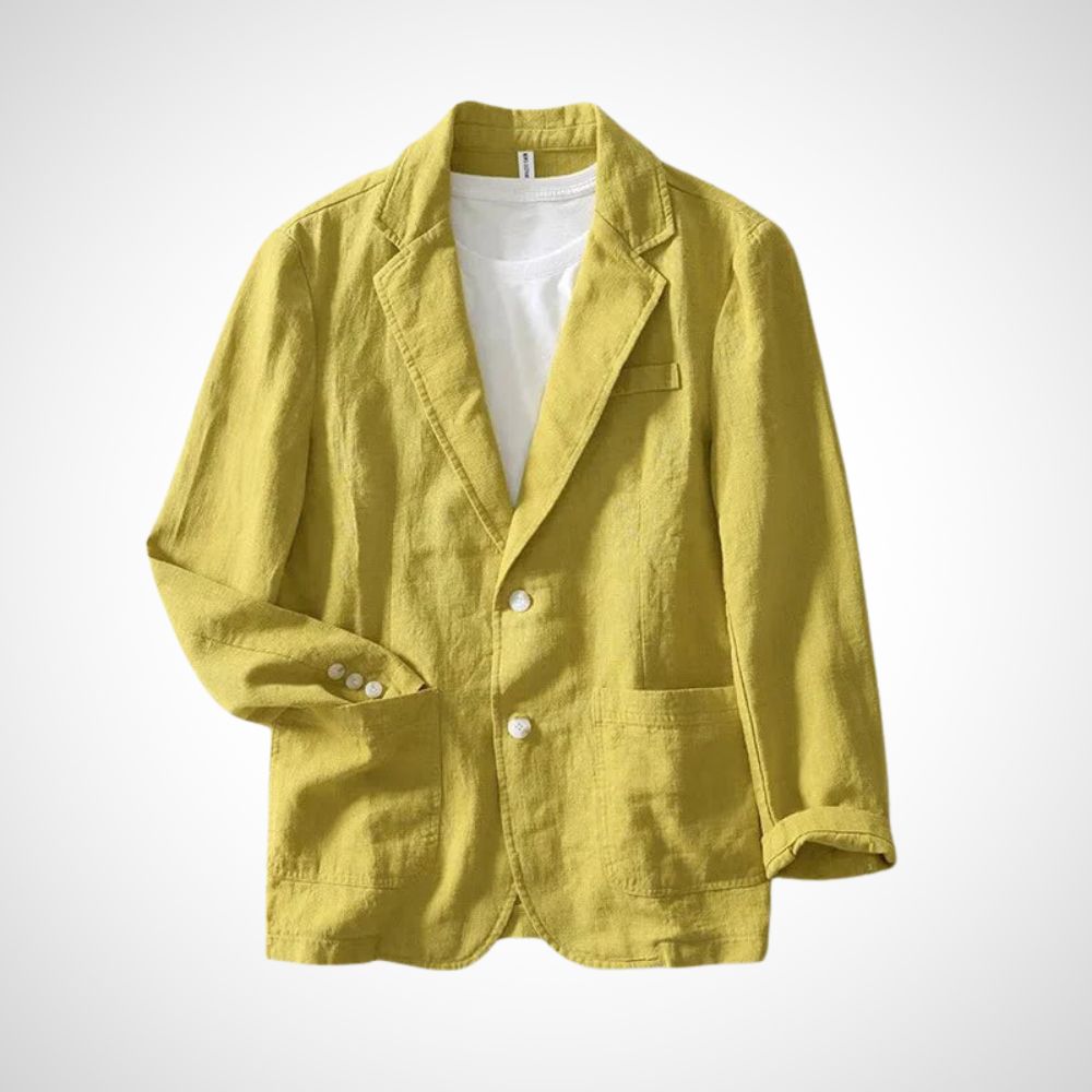 Echoarchiv | Leichter Herren-Leinen-Blazer aus einer Baumwollmischung