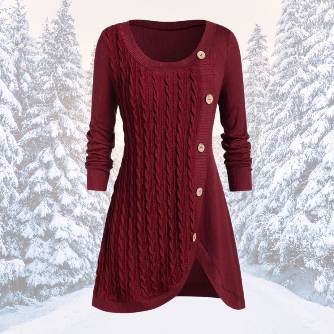Echoarchiv | Warmer und Eleganter Strickkleid