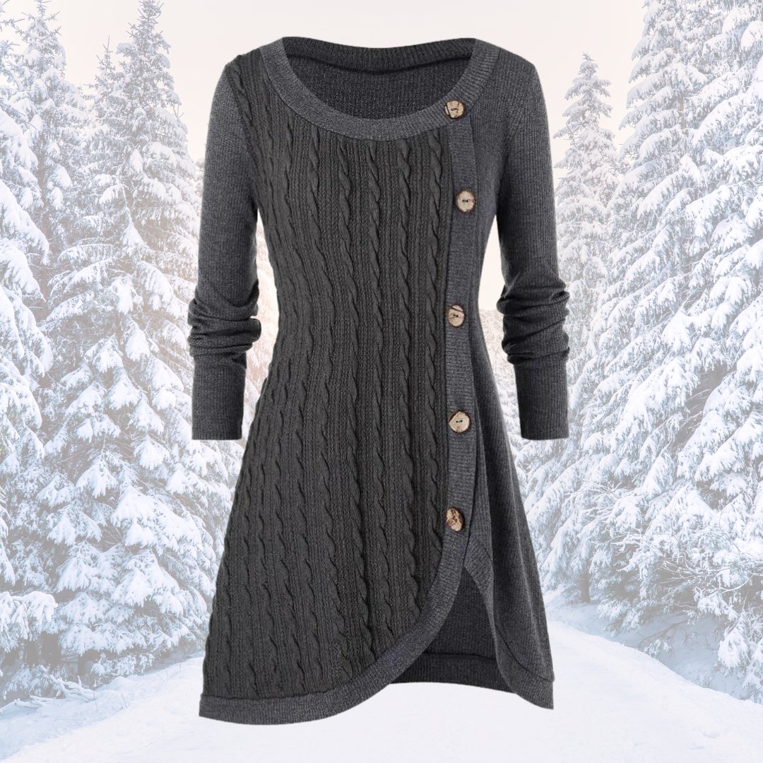 Echoarchiv | Warmer und Eleganter Strickkleid