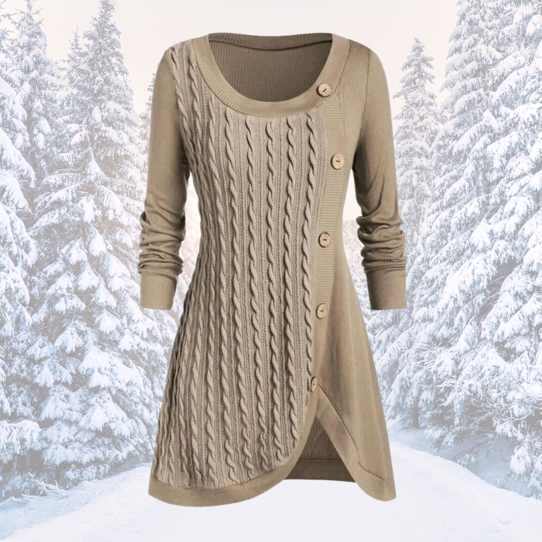 Echoarchiv | Warmer und Eleganter Strickkleid