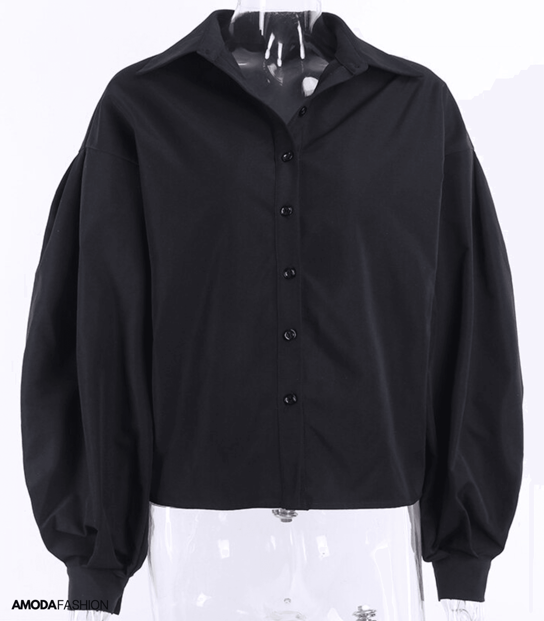 Echoarchiv lockere Bluse mit Laternenärmeln