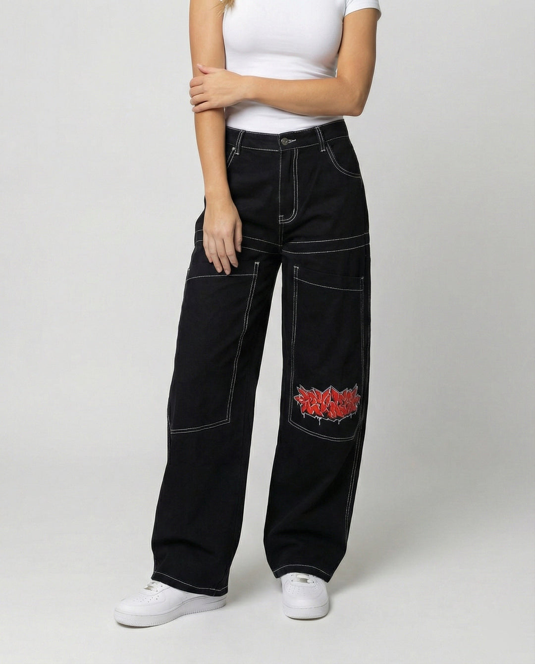 Denim Baggy JEchoarchivns mit Weiter Passform & Lässigem Stil | Echoarchiv