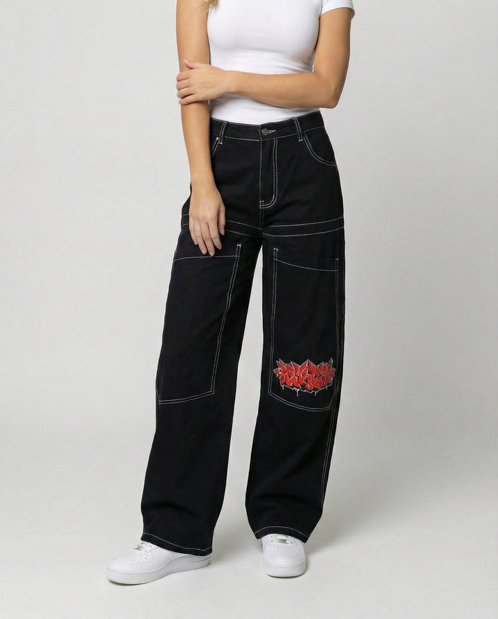 Denim Baggy JEchoarchivns mit Weiter Passform & Lässigem Stil | Echoarchiv