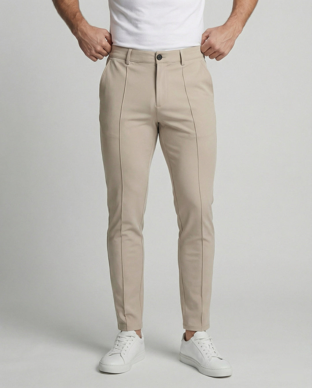 Herren Chinohose Slim Fit mit Stretch