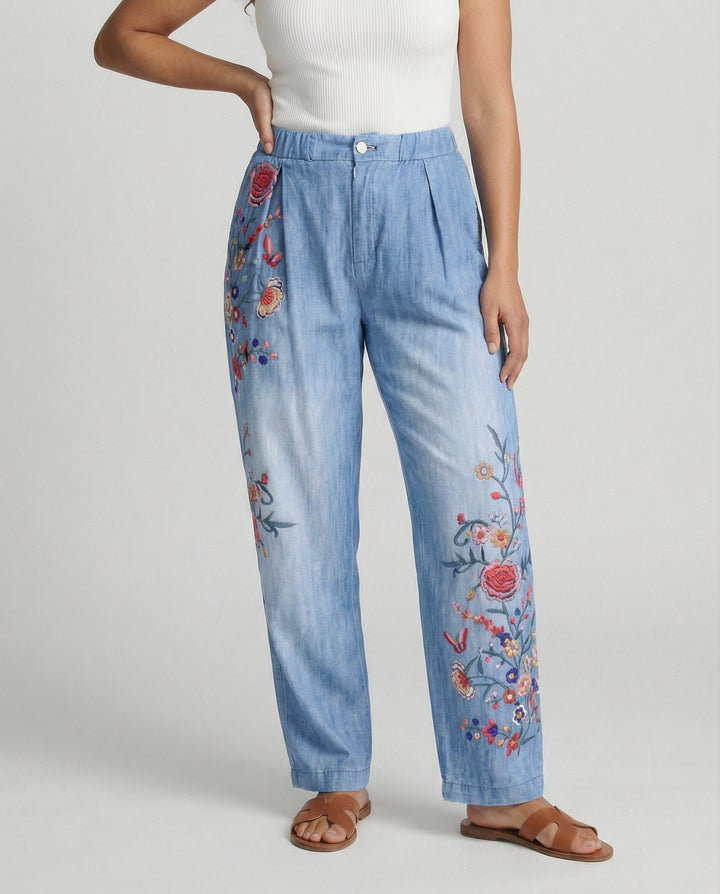 Echoarchiv | Floral Print Lockere JEchoarchivnshose für Frauen