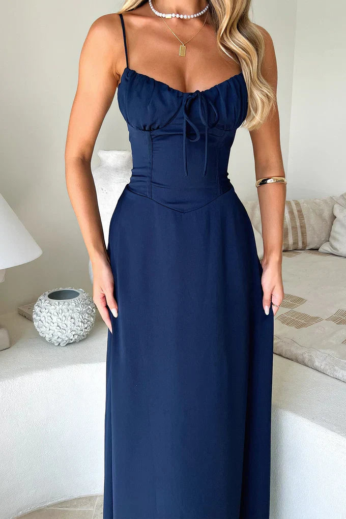 Echoarchiv | Elegantes Ärmelloses Maxikleid mit Schnürung für Frauen