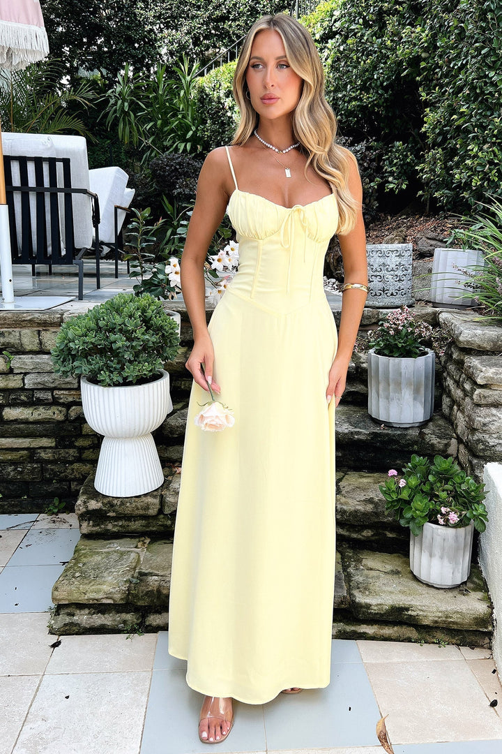 Echoarchiv | Elegantes Ärmelloses Maxikleid mit Schnürung für Frauen