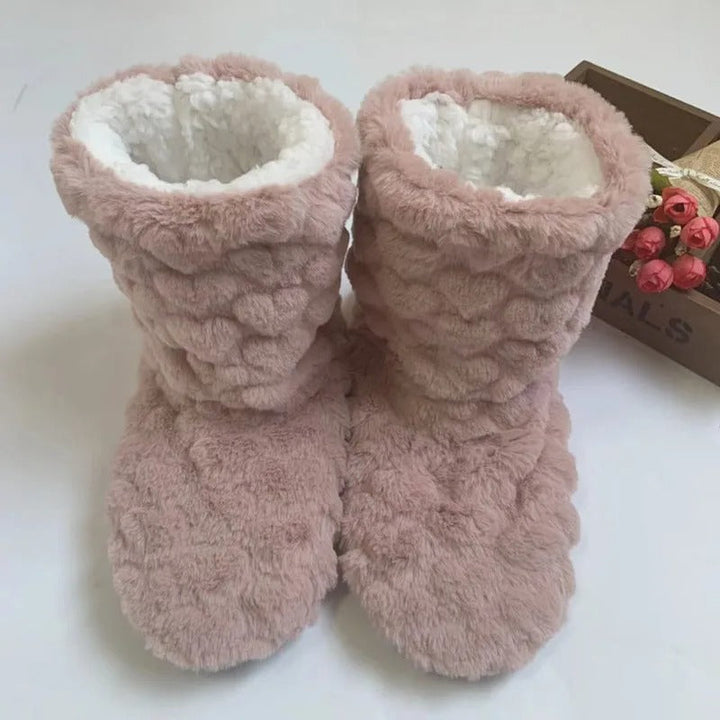 Echoarchiv | Memory Foam Hausschuhe Mit Fell Und Thermofunktion In Stiefelettengröße