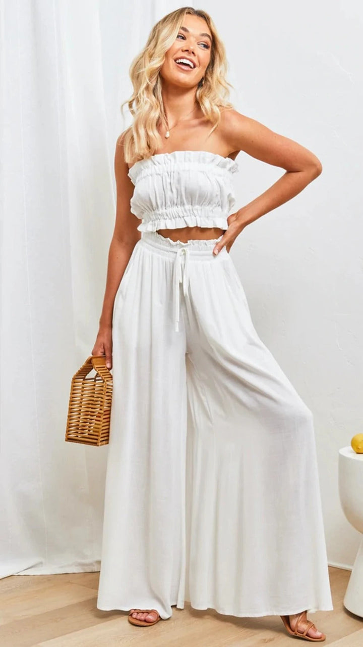 Echoarchiv | Flare Sommerhose Aus Leinen