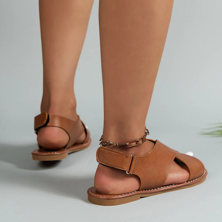 Echoarchiv | Damen sandalen mit Schnalle