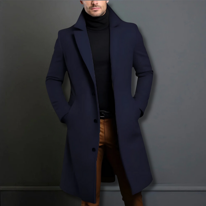 Echoarchiv | Herren Klassischer Maßanzug Mantel – Marineblau, Schwarz, Beige Optionen