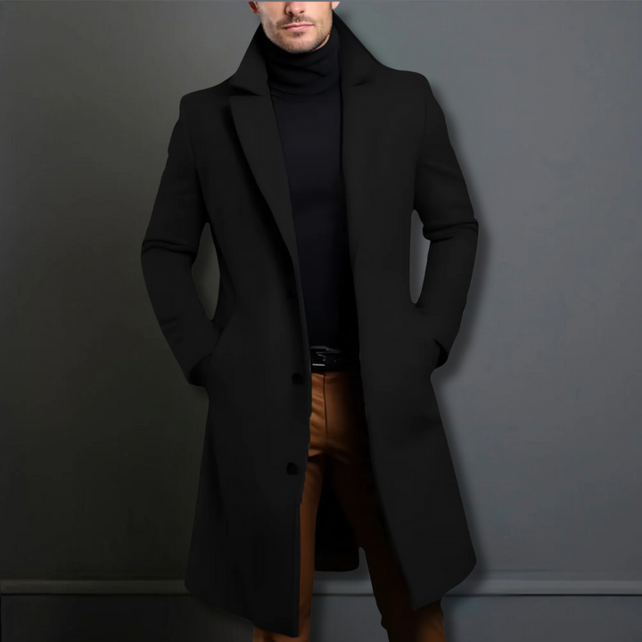 Echoarchiv | Herren Klassischer Maßanzug Mantel – Marineblau, Schwarz, Beige Optionen