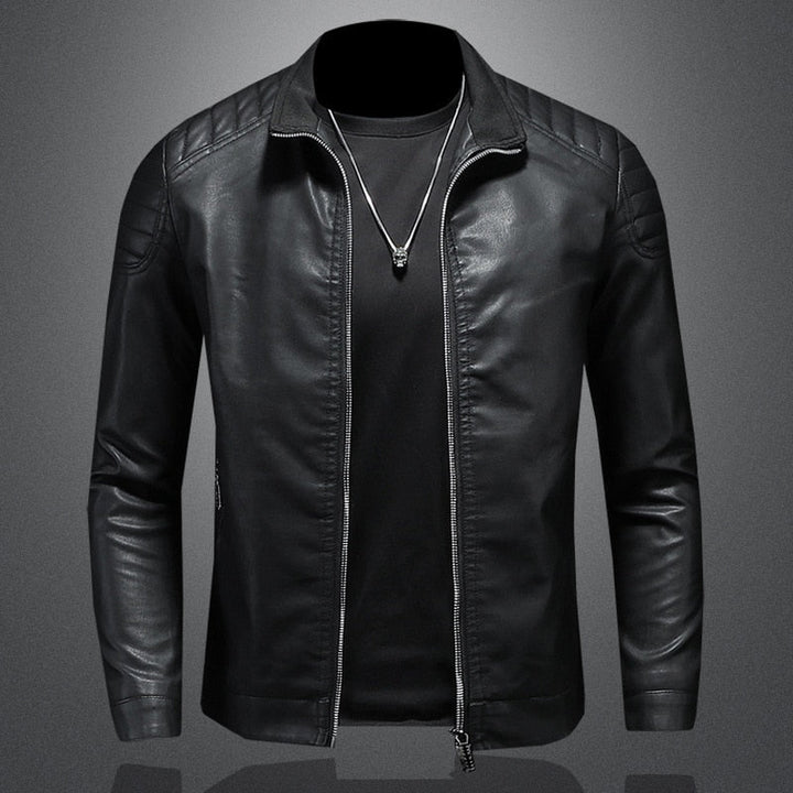 Echoarchiv | Herren klassische vegane Lederjacke