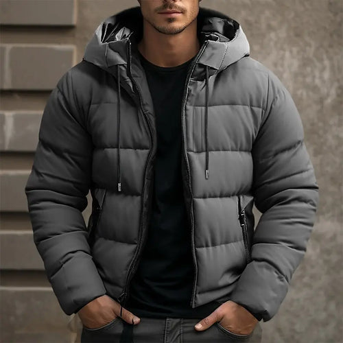 Echoarchiv | Herren Kapuzen Isolierter Pufferjacke für den Winter
