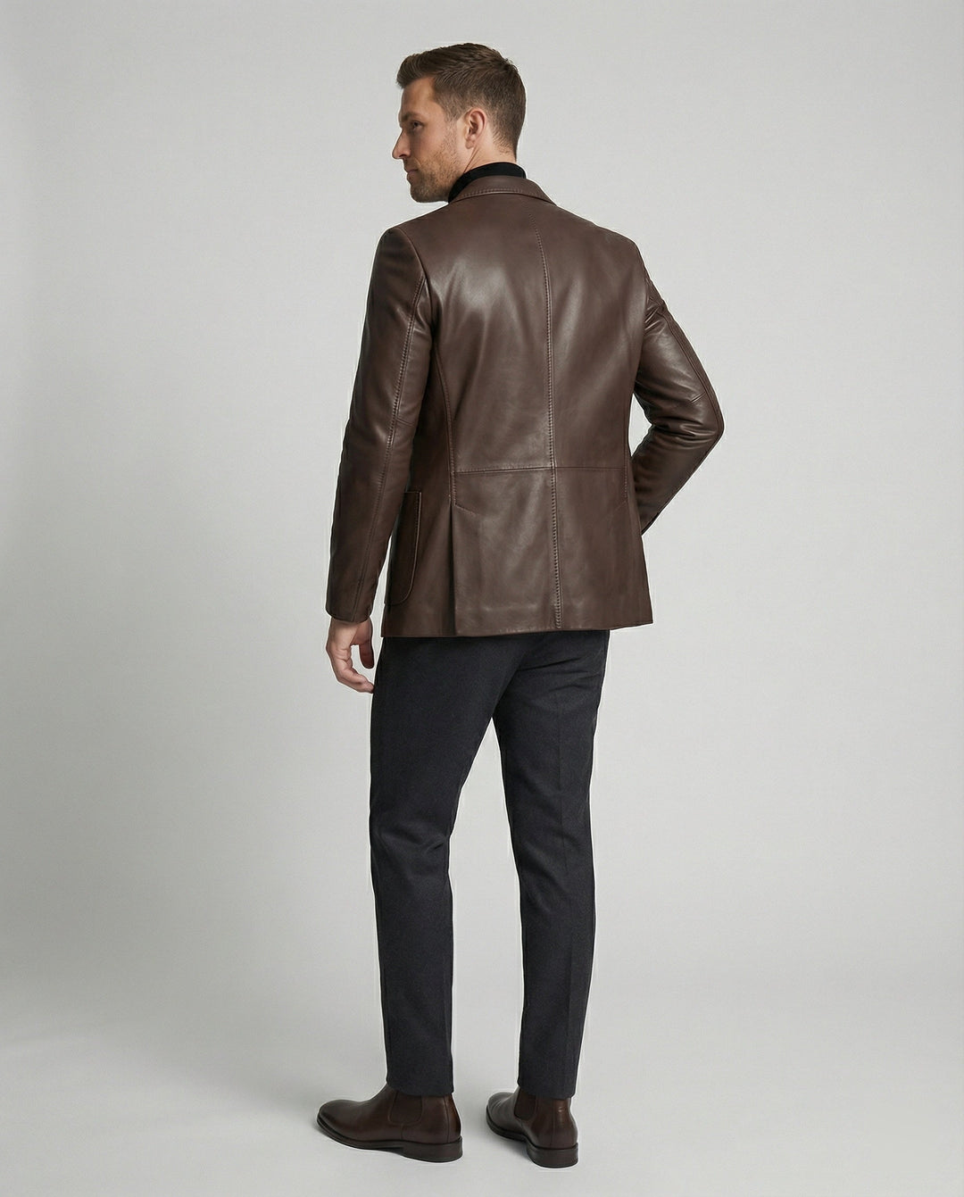 Echoarchiv | Herren Leder Blazer