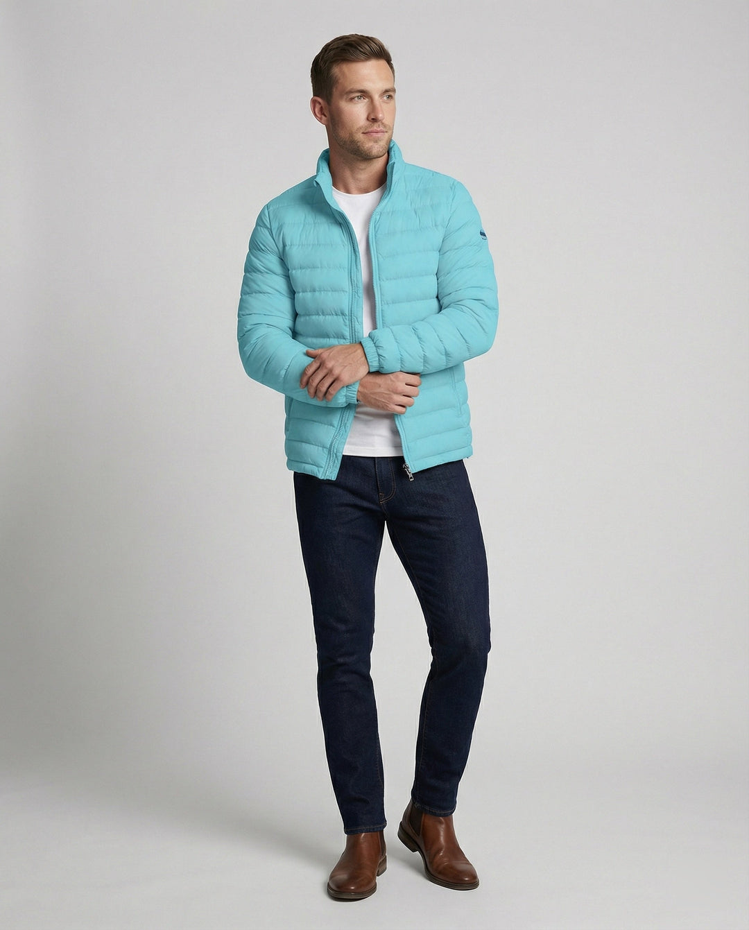 Echoarchiv | Herren Luxus Daunen-Pufferjacke - Warm & Stylisch