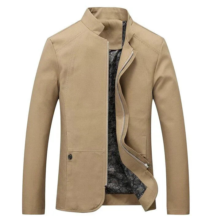 Echoarchiv | Herren Slim-Fit Leichtgewicht Zip-Up Jacke