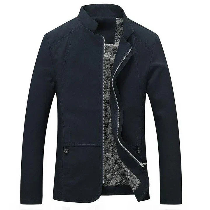 Echoarchiv | Herren Slim-Fit Leichtgewicht Zip-Up Jacke
