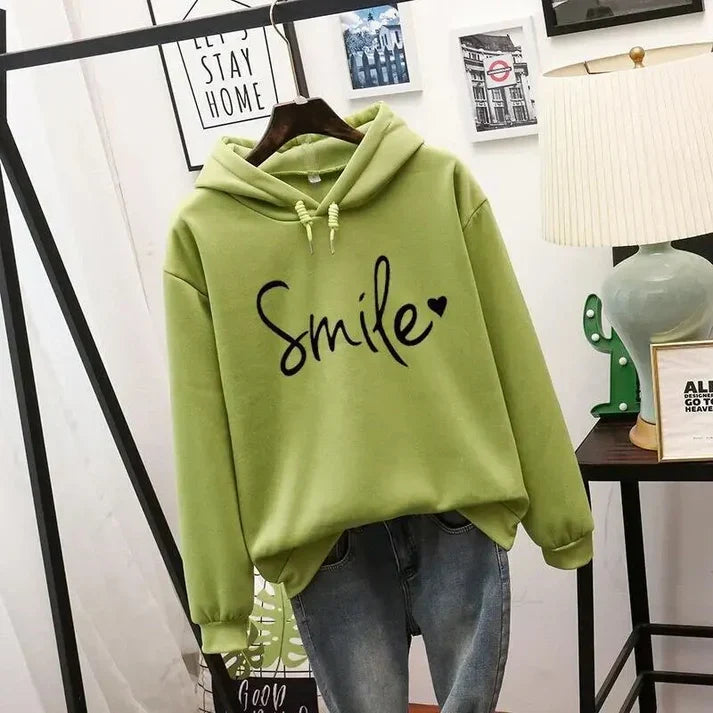 Echoarchiv | Bequemer "Smile" Grafik Hoodie