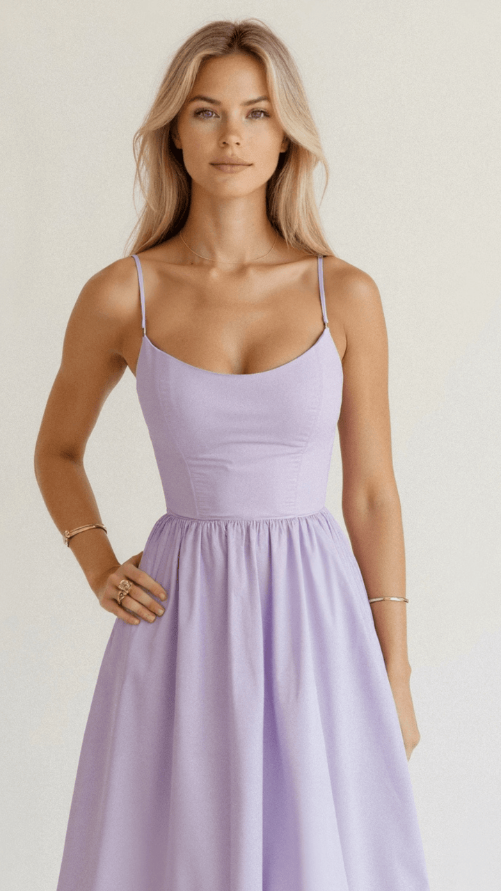 Echoarchiv | Elegantes Ärmelloses Midikleid für Damen