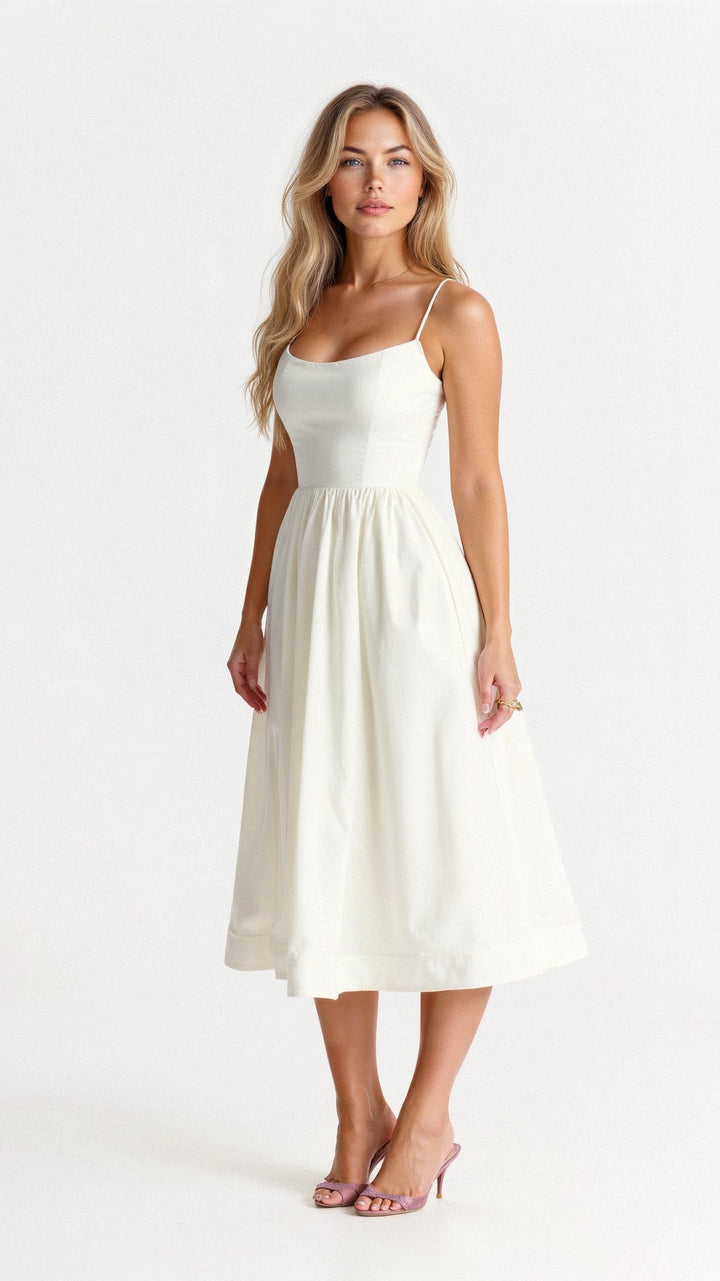 Echoarchiv | Elegantes Ärmelloses Midikleid für Damen