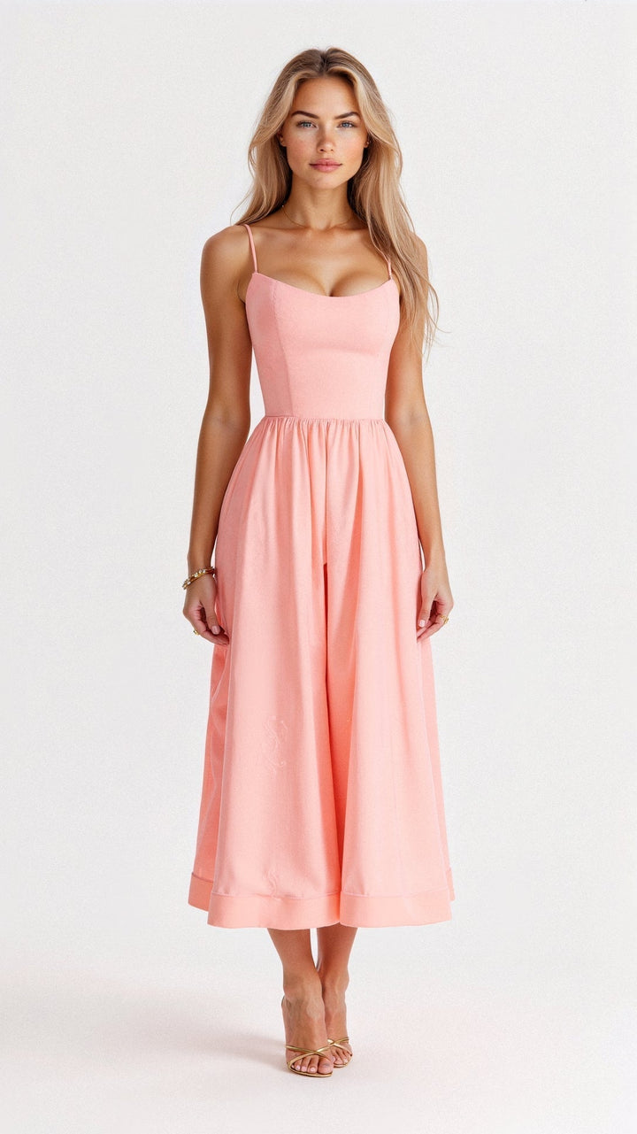 Echoarchiv | Elegantes Ärmelloses Midikleid für Damen