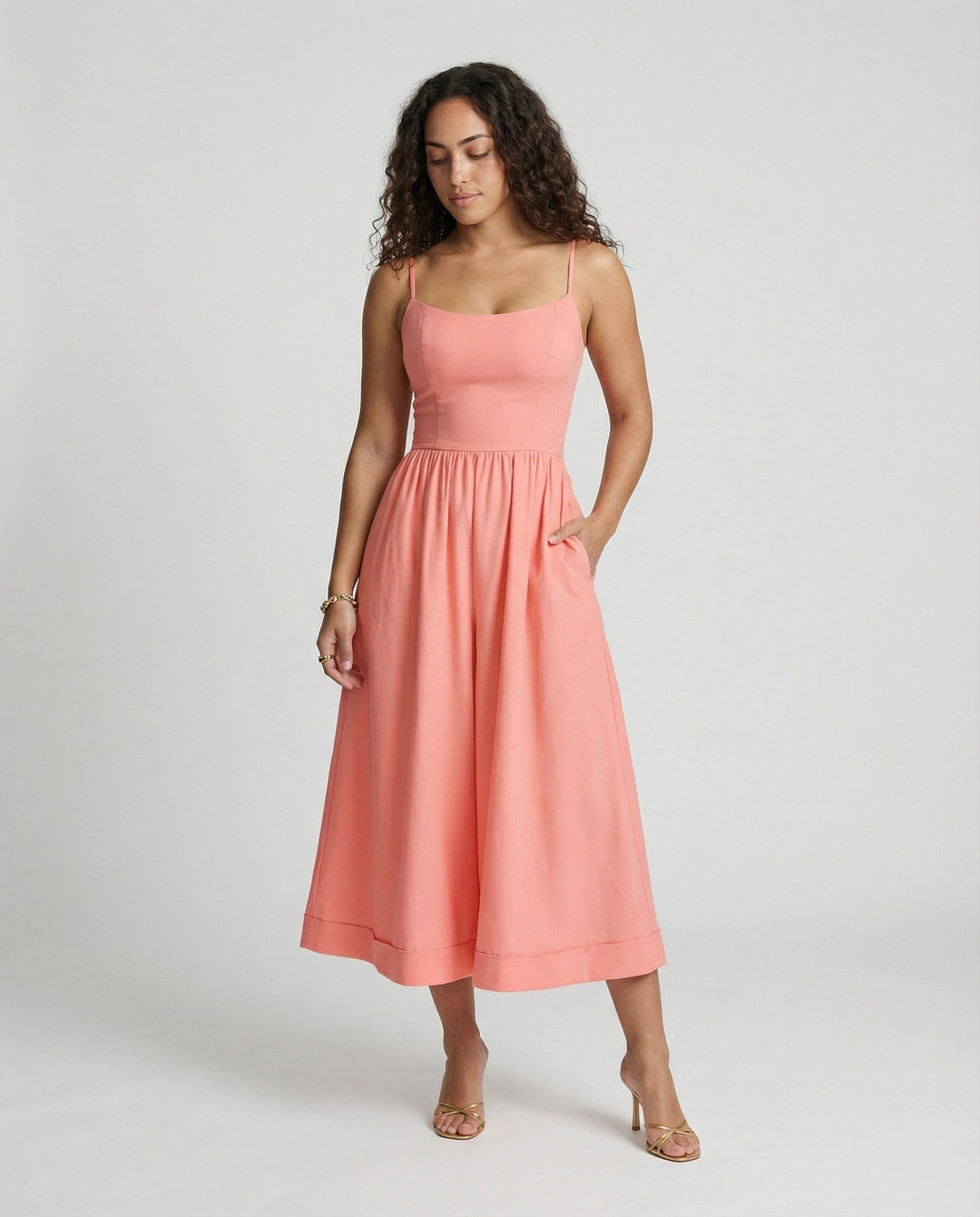 Echoarchiv | Elegantes Ärmelloses Midikleid für Damen