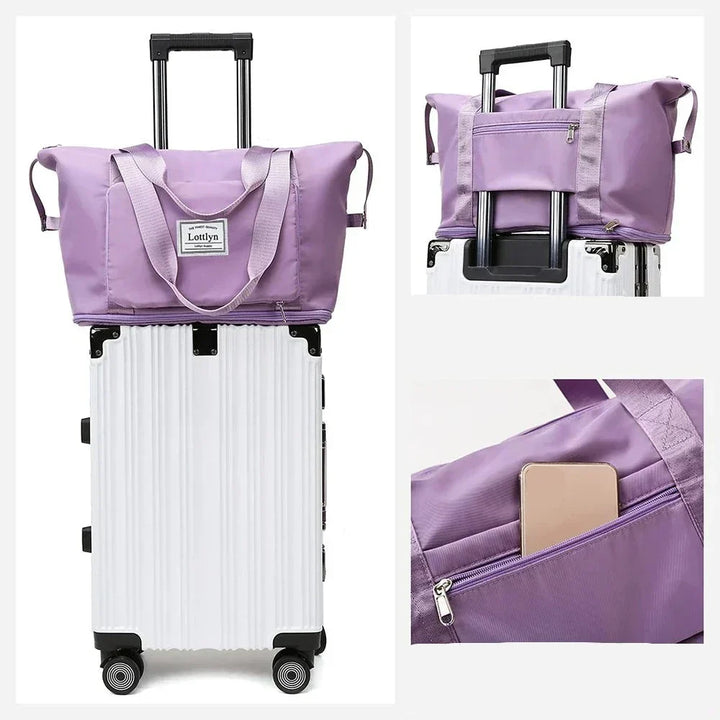 Faltbare geräumige Reisetasche für Damen
