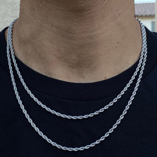 Stilvolle Herren-Halskette mit Kette – Valdoro