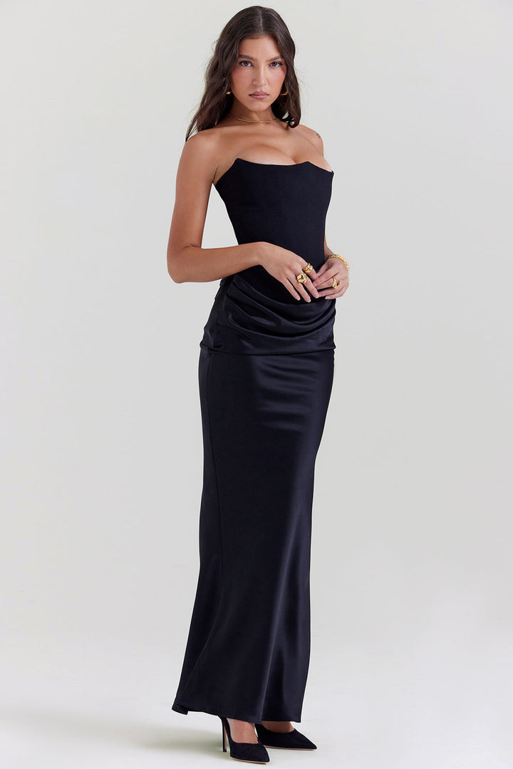 Echoarchiv | Elegante Strapless Korsettkleid