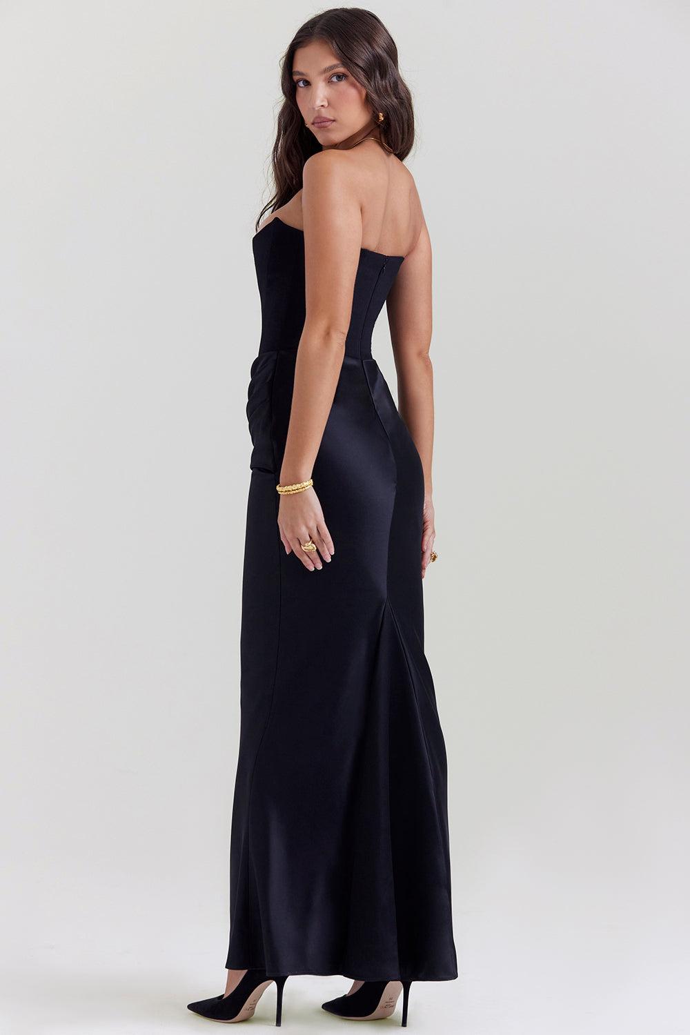 Echoarchiv | Elegante Strapless Korsettkleid