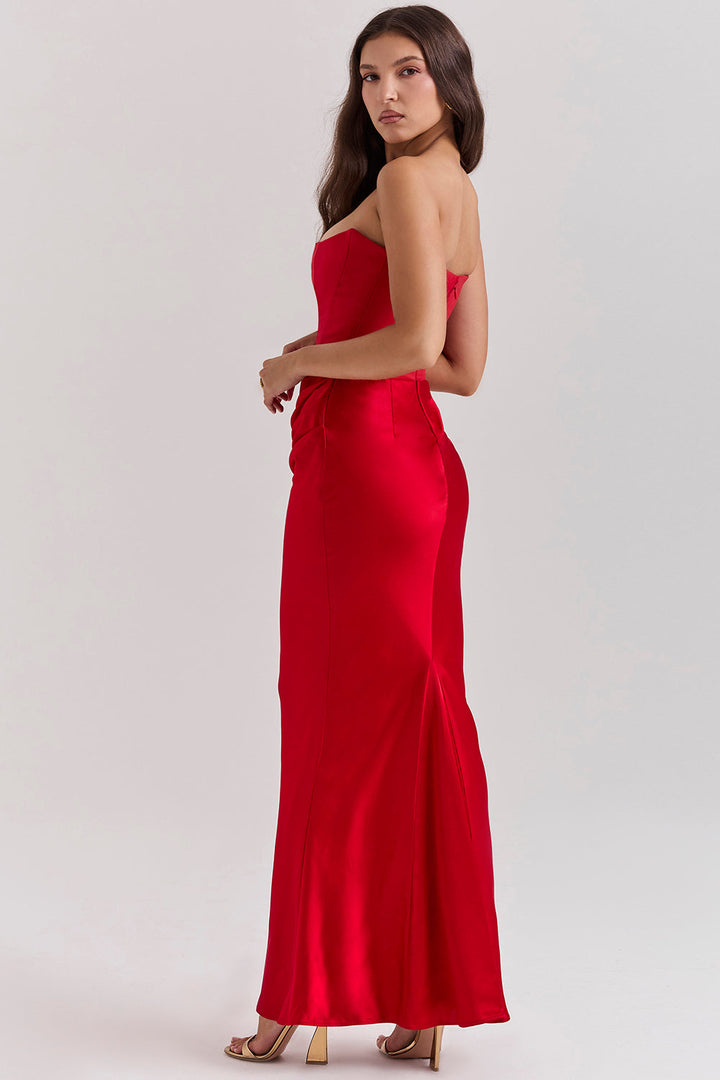 Echoarchiv | Elegante Strapless Korsettkleid